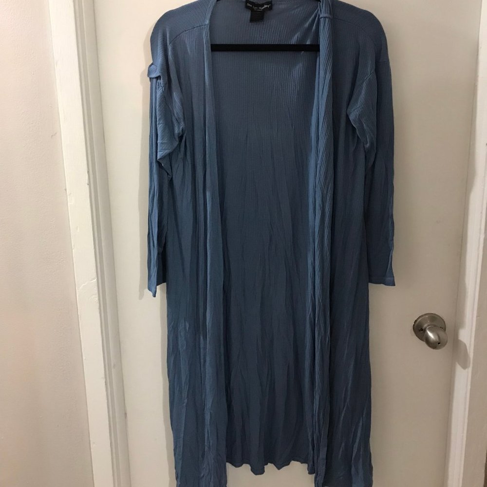 Long Blue Cardigan